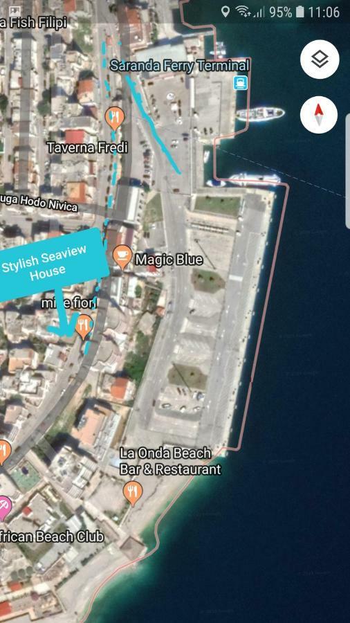Stylish Seaview House Apartment Sarande Luaran gambar